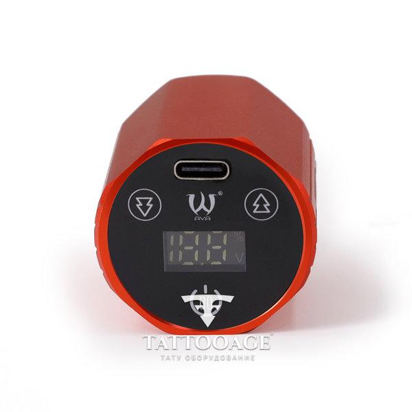 Беспроводной блок питания AVA W7 Battery RCA Red (PS121)