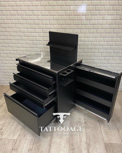 Стол станция с ящиками